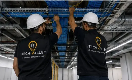 Cabling and infrastructure deployment on-site